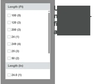 Facet with mixed units for length — feet and inches not normalized