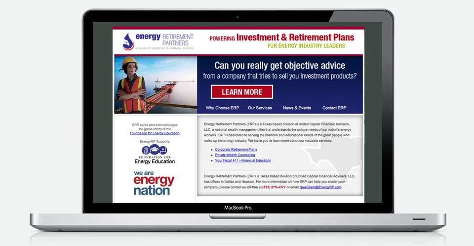 Energy Retirement Partners website